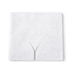 shumee Sterilne traheotomijske obloge 10x10 Y-zarez iz netkane tkanine 40g 4 sloji Matovlies 4 kosi pretisni omot + ETIKETA