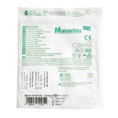 shumee Sterilne traheotomijske obloge 10x10 Y-zarez iz netkane tkanine 40g 4 sloji Matovlies 4 kosi pretisni omot + ETIKETA