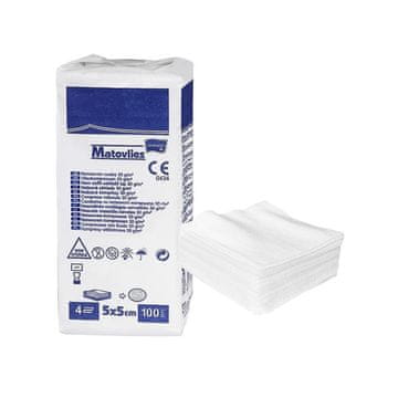 shumee Nesterilni obkladek 5x5 iz netkane tkanine 30g Matovlies 100 kosov papirnata vrečka