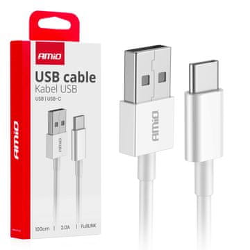 AMIO USB-A - USB-C 2A polnilni kabel 100 cm FullLINK AMIO-03893