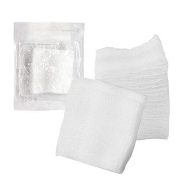 shumee Sterilni obkladek 7,5x7,5 iz gaze, 16 plasti, 17 niti, Matocomp, 5 kosov v pretisnem omotu