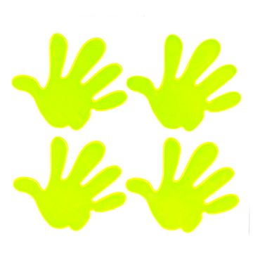 shumee Fluorescentne odsevne opozorilne nalepke za otroške tačke AMIO-03942