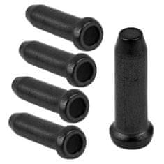 ACCENT Končniki kablov Accent 2,3 mm aluminijasti, 5 kosov, črni