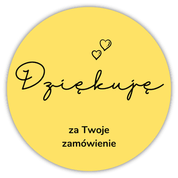 shumee Nalepke za svečke "Hvala - rumene" 4 kosi