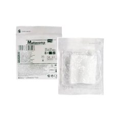 shumee Sterilni obkladek 10x10 iz gaze, 8 plasti, 13 niti, Matocomp, 5 kosov, pretisni omot