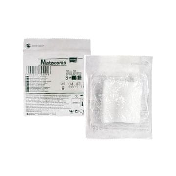 shumee Sterilni obkladek 10x10 iz gaze, 8 plasti, 13 niti, Matocomp, 5 kosov, pretisni omot