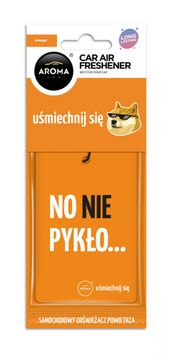 shumee AROMA CAR LETS SMILE Osvežilec zraka pomaranča