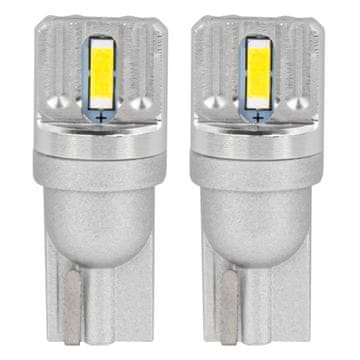 shumee LED žarnice STANDARD T10 W5W 2x1860 SMD Bela 12V 24V AMIO-03719