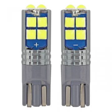 shumee LED žarnice W5W CANBUS 10SMD 3030 T10 12V 24V AMIO-02447