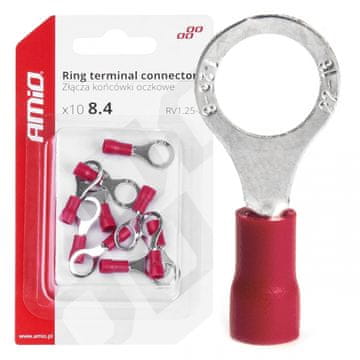 shumee Konektorji, terminali z ušesi, 8,4 mm, 10 kos, AMIO-03079