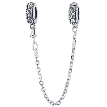 shumee Obeski za Pandora varnostne verižice Obeski Vintage srebro 925 Trusky Obeski