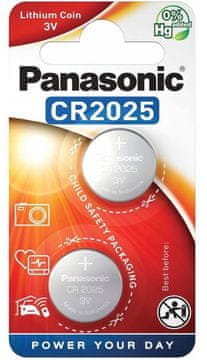 shumee 2 litijevi gumbasti bateriji Panasonic CR2025 3V.