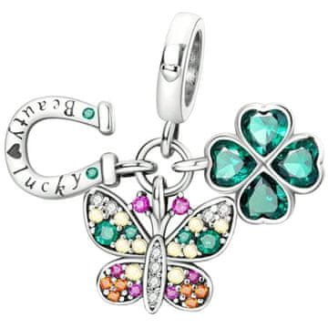 shumee Obeski za Pandora trojni obesek za srečo Trusky Charms