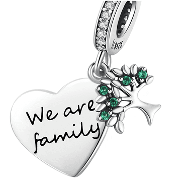 shumee Obeski za Pandora obesek v obliki srca, srebro 925, Trusky Charms