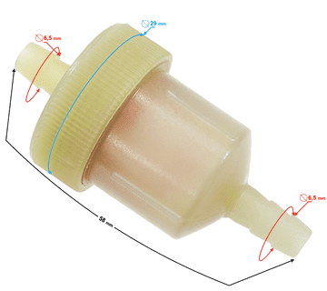 shumee Filter goriva za moped Pocket Bike