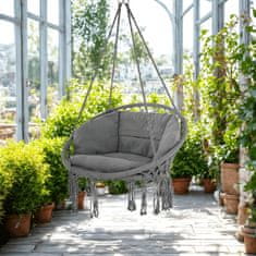 Aga Viseči stol MR4510 Temno siva