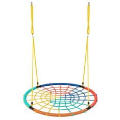 Aga Viseči gugalni obroč 120 cm Štiribarvni