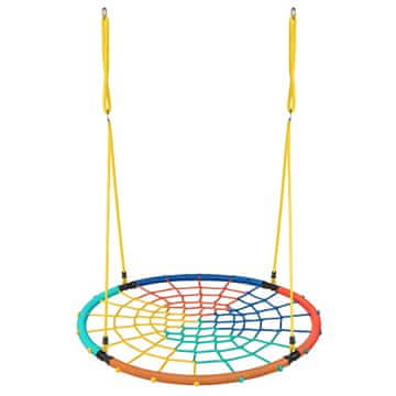 Aga Viseči gugalni obroč 120 cm Štiribarvni