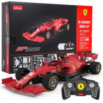 shumee Ferrari SF1000 rdeč RASTAR model 1:16 Dirkalnik na daljinsko upravljanje + komplet karoserije + 2,4 GHz daljinski upravljalnik