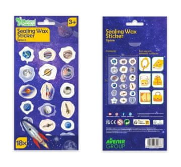 shumee Voščene nalepke - Vesolje