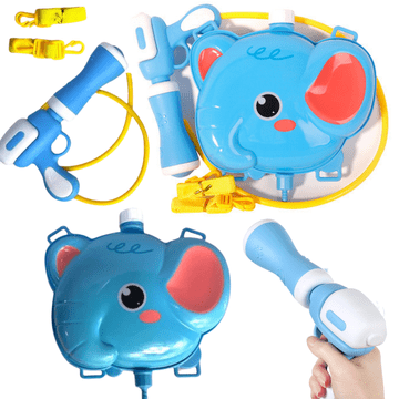 shumee KOMPLET: PIŠTOLA, PIŠTOLA, VODNI NAHRBTNIK, SLON, VODNA IGRAČA ŚMINGUS-DYNGUS