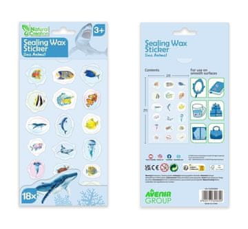 shumee Voščene nalepke - Morska bitja