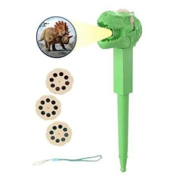 shumee Dinozavrsko pisalo s projektorjem, polnili, slikami