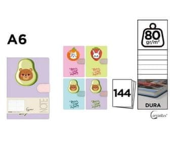 shumee Zvezek A6/144K MIX