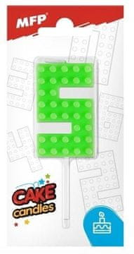 shumee Svečne kocke številka 5 zelene