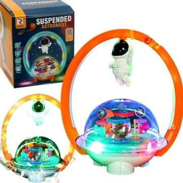 shumee Igrača astronavt, glasbena skrinjica, svetilka, svetlobni in zvočni učinki, zobniki