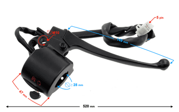 shumee Desna kombinirana stikala za moped Ranger Classic E4