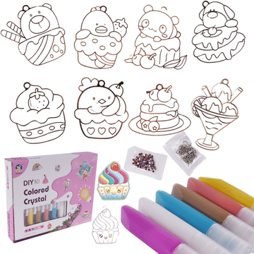 shumee Ustvarjalni umetniški komplet za slikanje šablon, vzorcev, obeskov, učenja