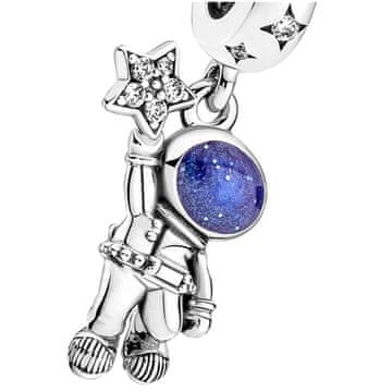 shumee Obeski za Pandora obesek z astronavtom, srebro 925
