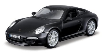 BBurago - Avtomobili HOBBY, Porsche 911 Carrera S, črna, 1:24