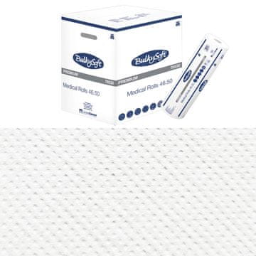 shumee Medicinski vložek na roli 50 cm x 46 m bela 17 g BulkySoft Premium 9 rolic (1215 kosov 50 cm x 34 cm)