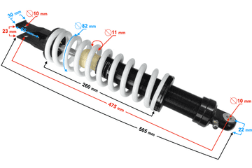 shumee Zadnji amortizer DB250 MZK