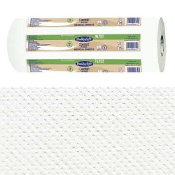 B.U. Medicinski vložki v roli 50 cm x 46 m beli 17 g Comfort De-Inked 1 rolica (135 kosov 50 cm x 34 cm)