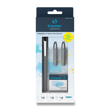 Schneider Kaligrafsko nalivno pero Callissima - komplet, 4 kosi