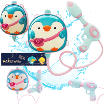 shumee Nahrbtna vodna pištola Penguin z velikim rezervoarjem, nastavljiva pištola