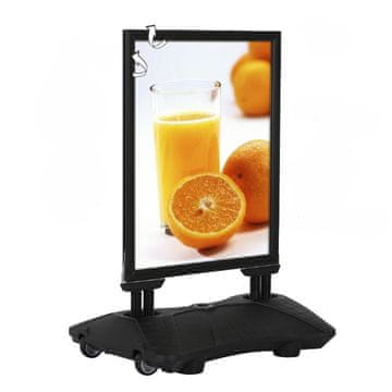 shumee Zunanja tabla Wind Pro Lite A1 črne barve