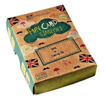 shumee Zabavna kartica Angleščina Will proti Going To CREATIVO