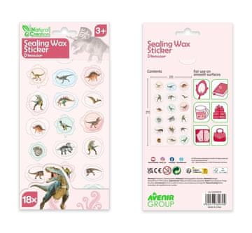 shumee Voščene nalepke - Dinozavri