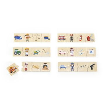 shumee Viga 44749 Komplet sestavljank - Poveži poklice z orodji