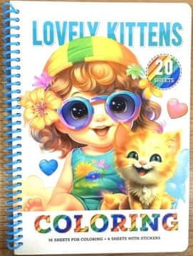 shumee Pobarvanka A5, 20 strani, Prikupne mačke