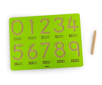 shumee Viga 44698 Lesena risalna deska - številke