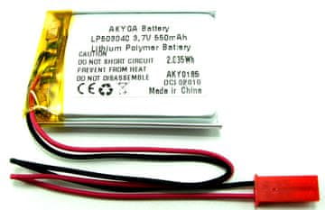 shumee BATERIJA Li-Pol 550mAh 3,7V JST-2 PINA