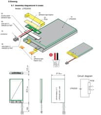 shumee BATERIJA Li-Pol 250mAh 3,7V JST-2 PINA