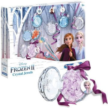 shumee Clementoni komplet za izdelavo nakita, ogrlica s kristali, FROZEN ZA5989