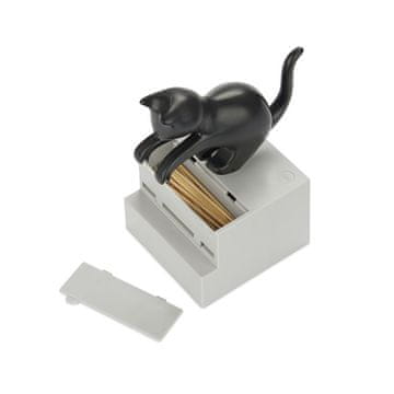 shumee DOZATOR ZOBNIH PALČK Kitty, praktičen kuhinjski pripomoček, mačka, mačja mizica