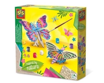 shumee Okrasitev lesenih metuljev